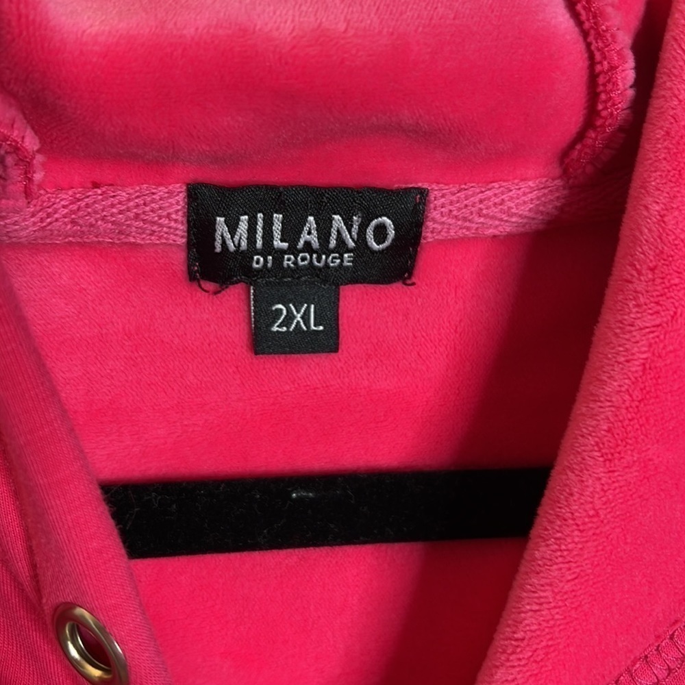 HOT Pink Milano Hoodie SZ 2XL Unisex - Picture 6 of 6